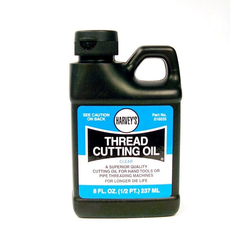 Harvey 16035 Thread Cutting Oil, 1/2 pt Bottle, Clear