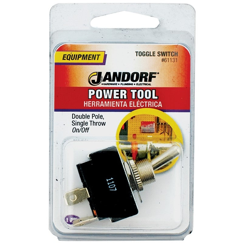 Jandorf 61131 Switch, 15/20 A, 125/277 V, DPST, Tab Terminal
