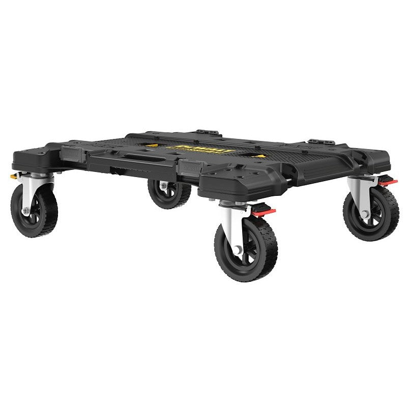 DEWALT DWST08530 Workstation Dolly, 440 lb, 4-Wheel, Steel, Black, 32 in OAL, 26 in OAW, 26 in OAH
