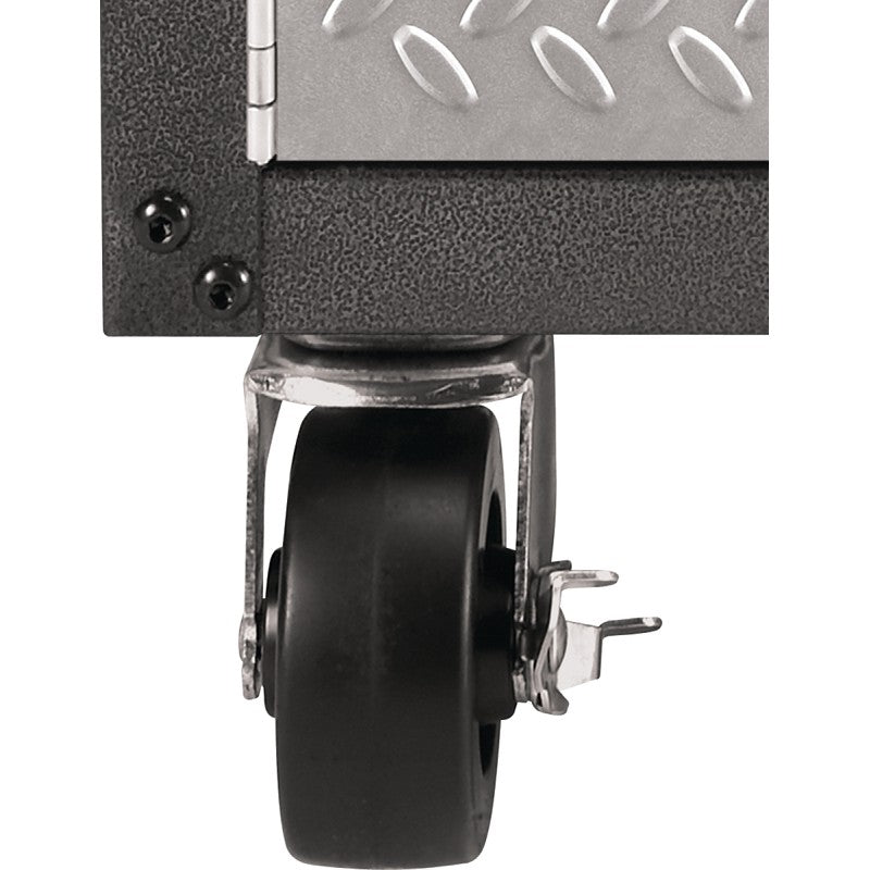 Gladiator GACK04KDSX Gear Box Caster Kit, Gray, 300 lb, Stainless Steel Housing Material