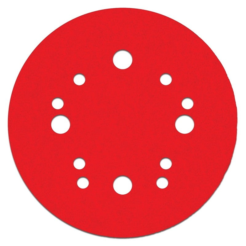 Diablo DCD050100H04G Sanding Disc, 5 in Dia, 100 Grit, Medium, 12-Hole, Ceramic Abrasive