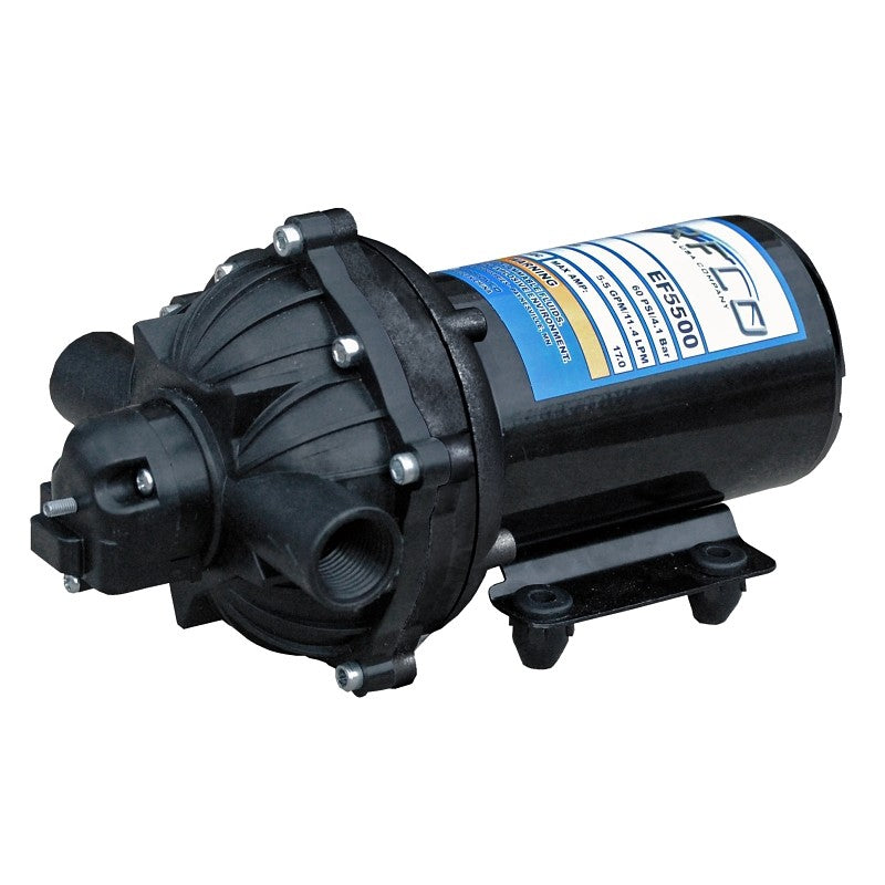 Everflo EF5500-BOX Diaphragm Pump, Polypropylene/Santoprene