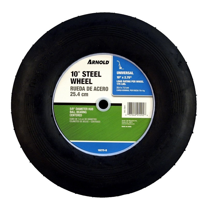 Arnold 10275-B Tread Wheel, Semi-Pneumatic, For: Lawn Mowers