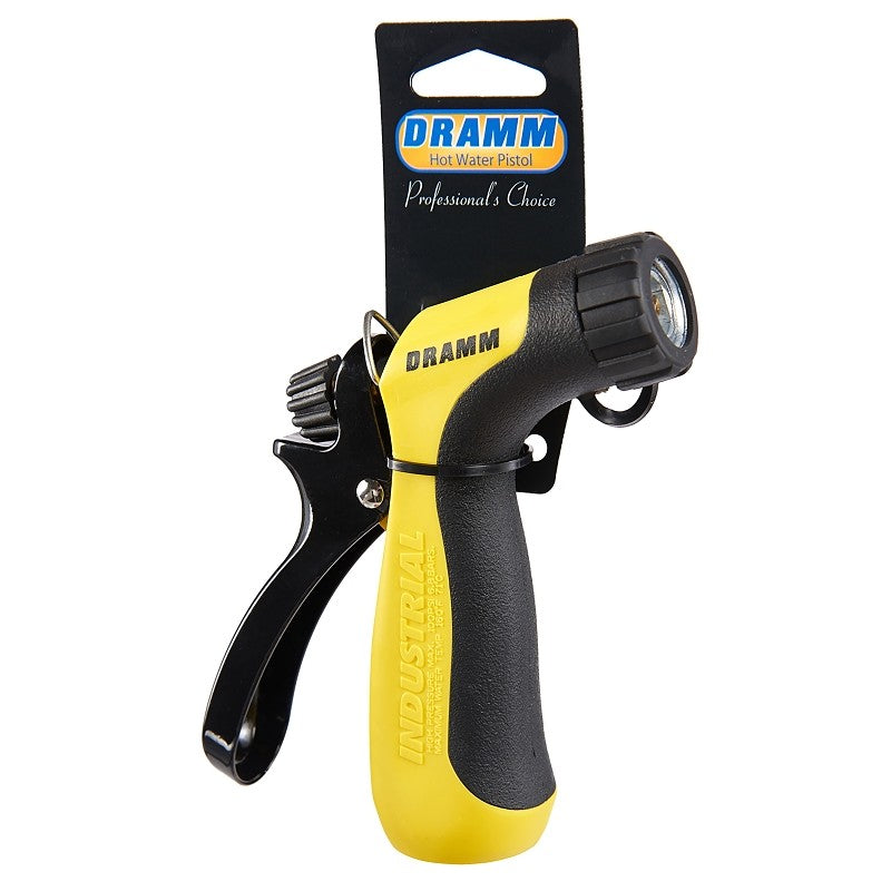 Dramm 10-12743 Hot Water Pistol Nozzle, Metal, Yellow