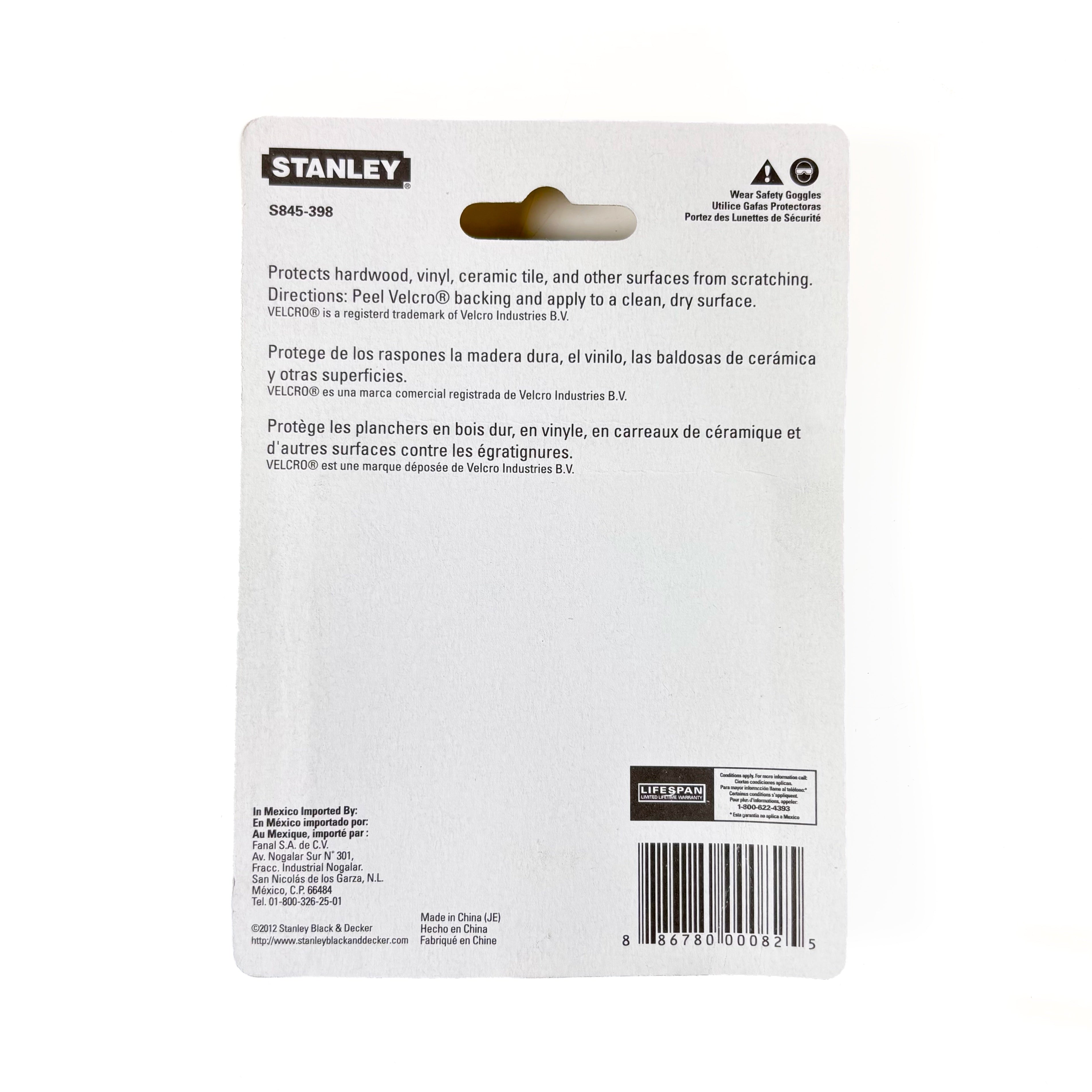 Heavy Duty Felt Pads Hook & Loop Back 1-1/2 Inch Round Oatmeal 4 Pack
