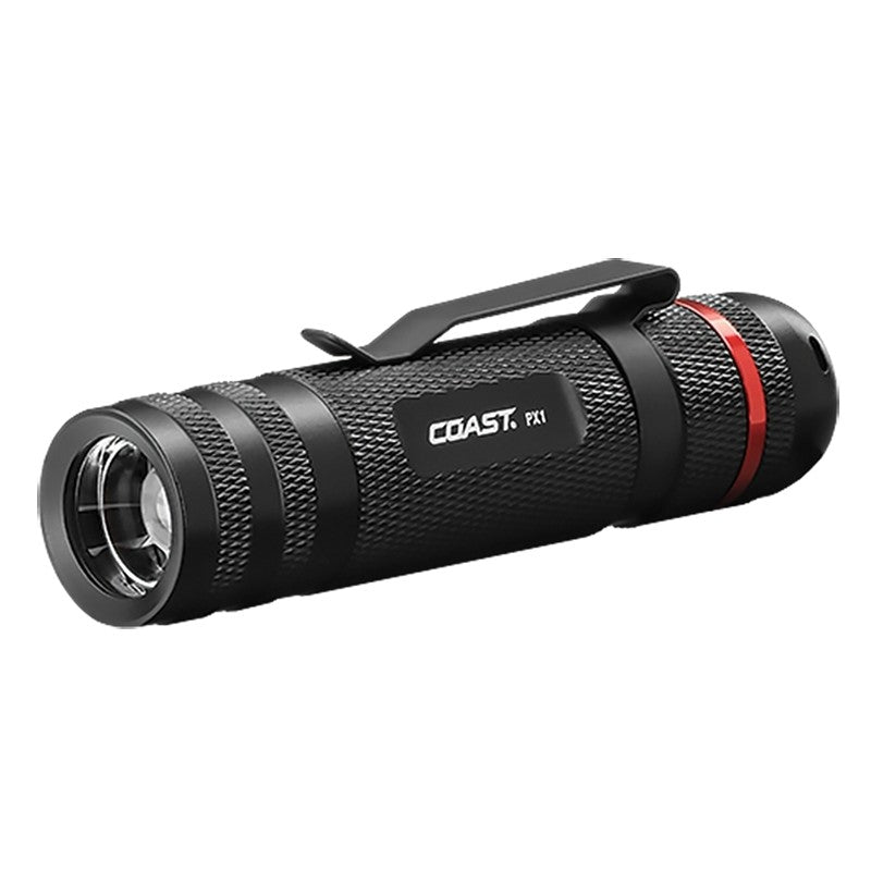 Coast 20864 Twist Focus Flashlight, AAA Battery, LED Lamp, 315 Lumens, Flood to Spot Beam, 2 hr 15 min Run Time