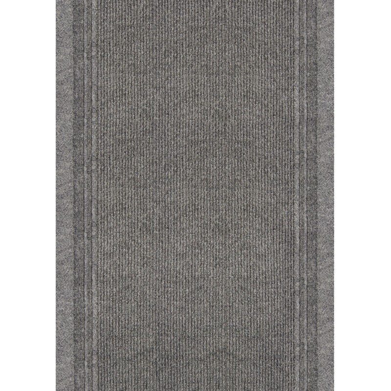 Multy Home MT1000275 Rug, 60 ft L, 26 in W, Runner, Polypropylene Rug, Gray