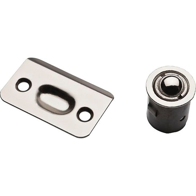 National Hardware SPB1440 Series N830-107 Ball Catch, Steel, Satin Nickel