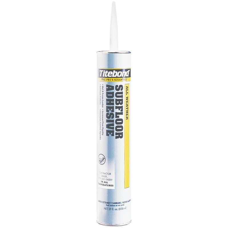 Titebond 5492 Subfloor Adhesive, Light Tan, 28 oz Cartridge (Pack of 12)