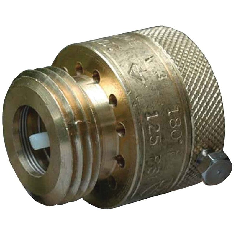 Cash Acme 17198-0000 Vacuum Breaker, 3/4 in Connection, Female x Male, 125 psi Max Pressure, Brass