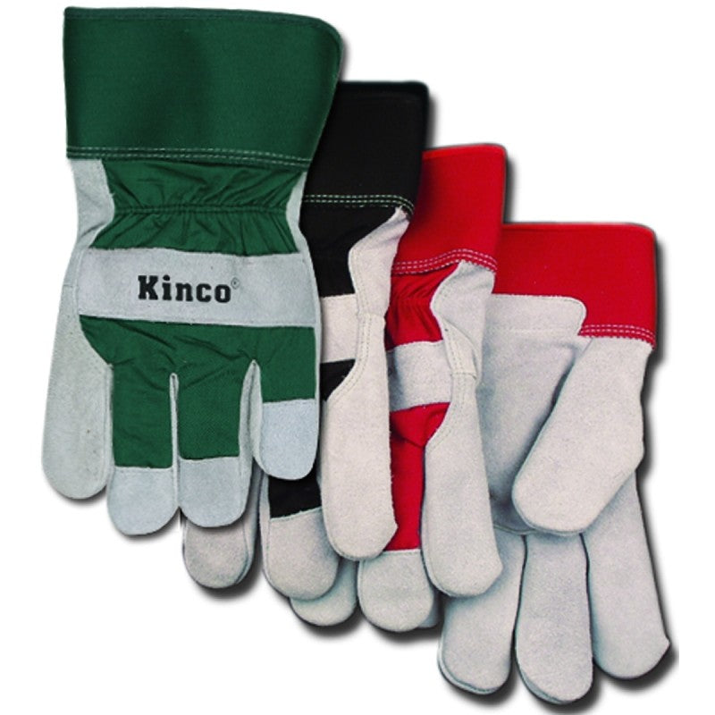 Heatkeep 1932-XL Protective Gloves, Men's, XL, Wing Thumb, Black/Green