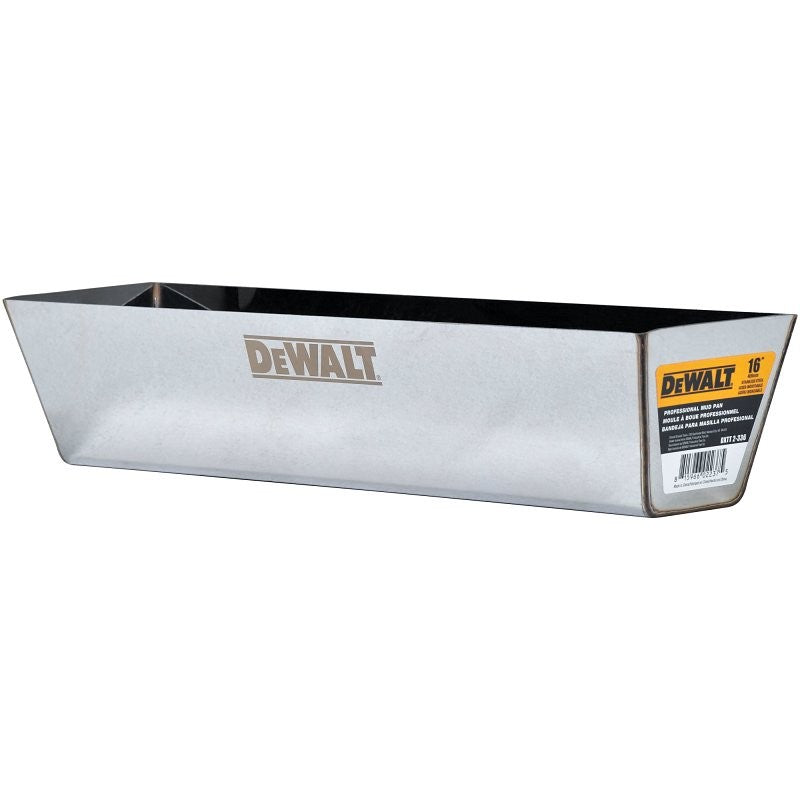DEWALT DXTT-2-336 Drywall Mud Pan, Stainless Steel