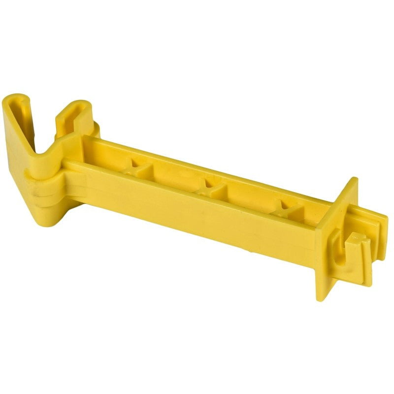 Zareba IT5XY-Z Series Snap-On Extender Insulator, For: 1-1/4 in and 1.33 in Stubbed T-Posts, Aluminum/Polywire/Steel