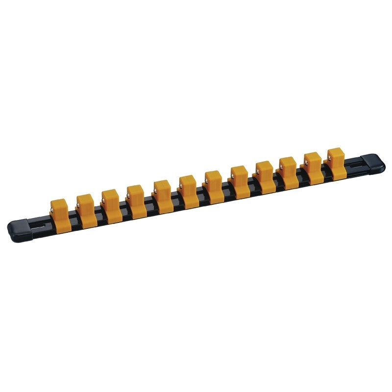 DEWALT DWMT75262OSP Socket Clip Rail, 12-Drive Clip, 14 in L, Aluminum