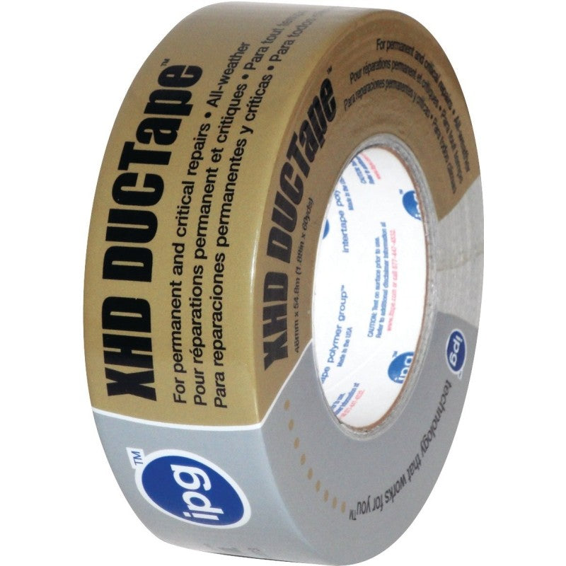 IPG 9601 Duct Tape, 30 yd L, 1.88 in W, Cloth Backing, Silver