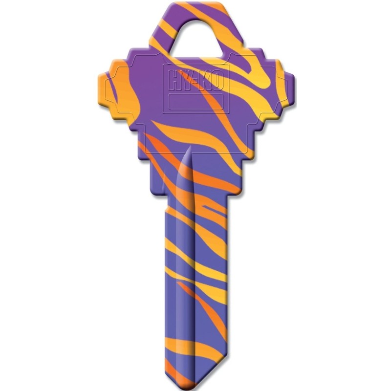 Hy-Ko 16010SC1-02 Key Blank, Swirl, Solid Brass, Painted (Pack of 10)