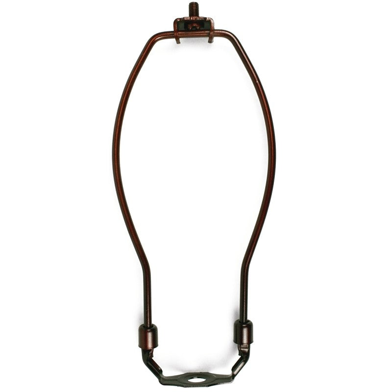 Jandorf 60127 Lamp Harp, 8 in L, Antique Bronze Fixture