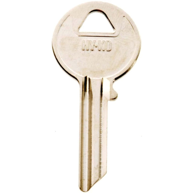 Hy-Ko 11010Y52 Key Blank, Brass, Nickel, For: Yale Cabinet, House Locks and Padlocks, Y52 Key Number (Pack of 10)