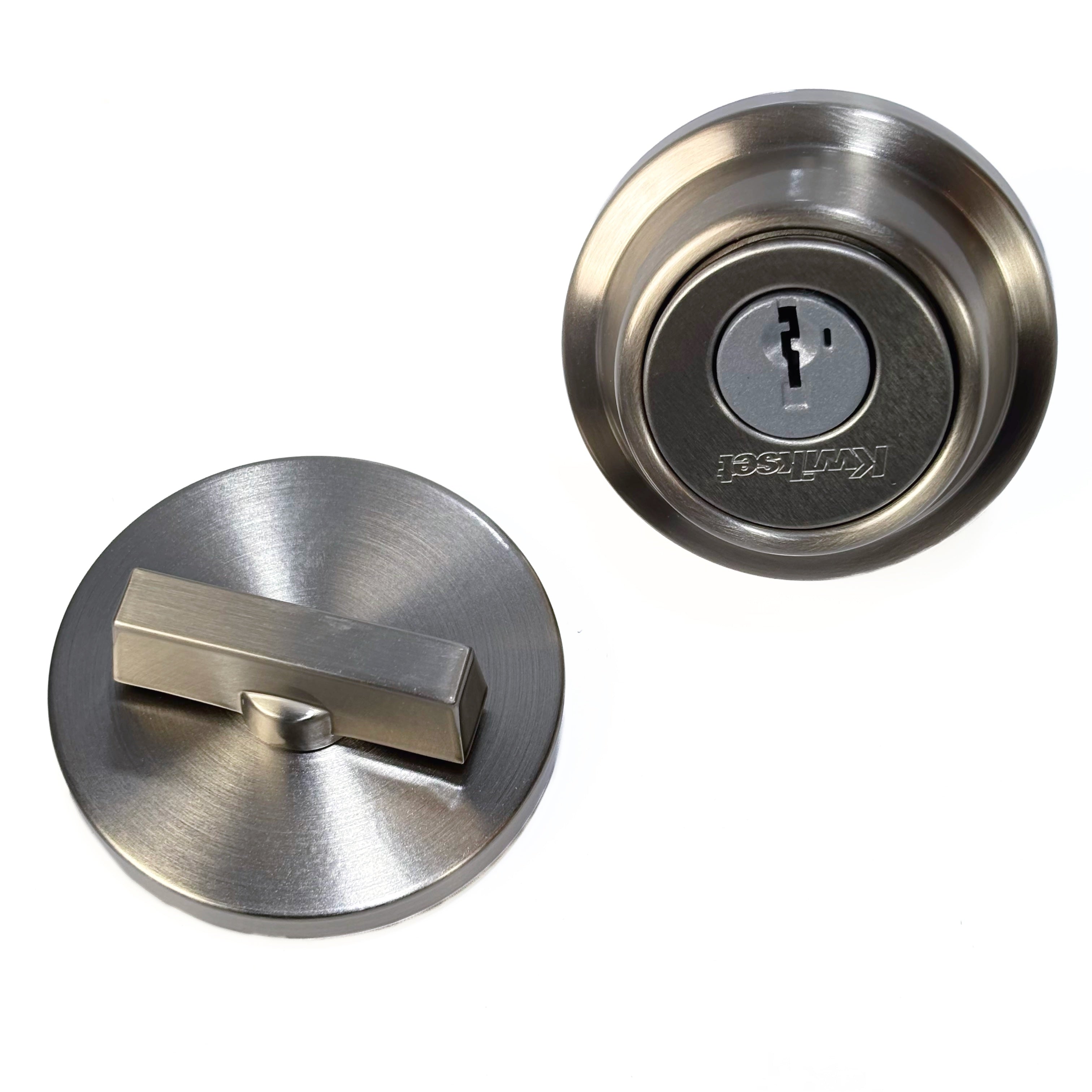 Single Cylinder Smart Key Deadbolt Satin Nickel