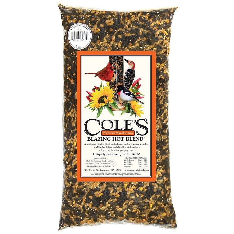 Cole's Blazing Hot Blend BH10 Blended Bird Seed, 10 lb Bag