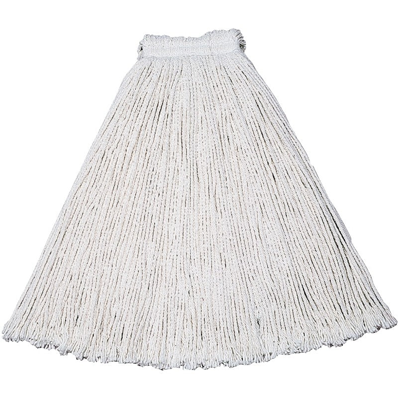 Rubbermaid FGV11700 WH00 Wet Mop Head, White, 1 in Headband