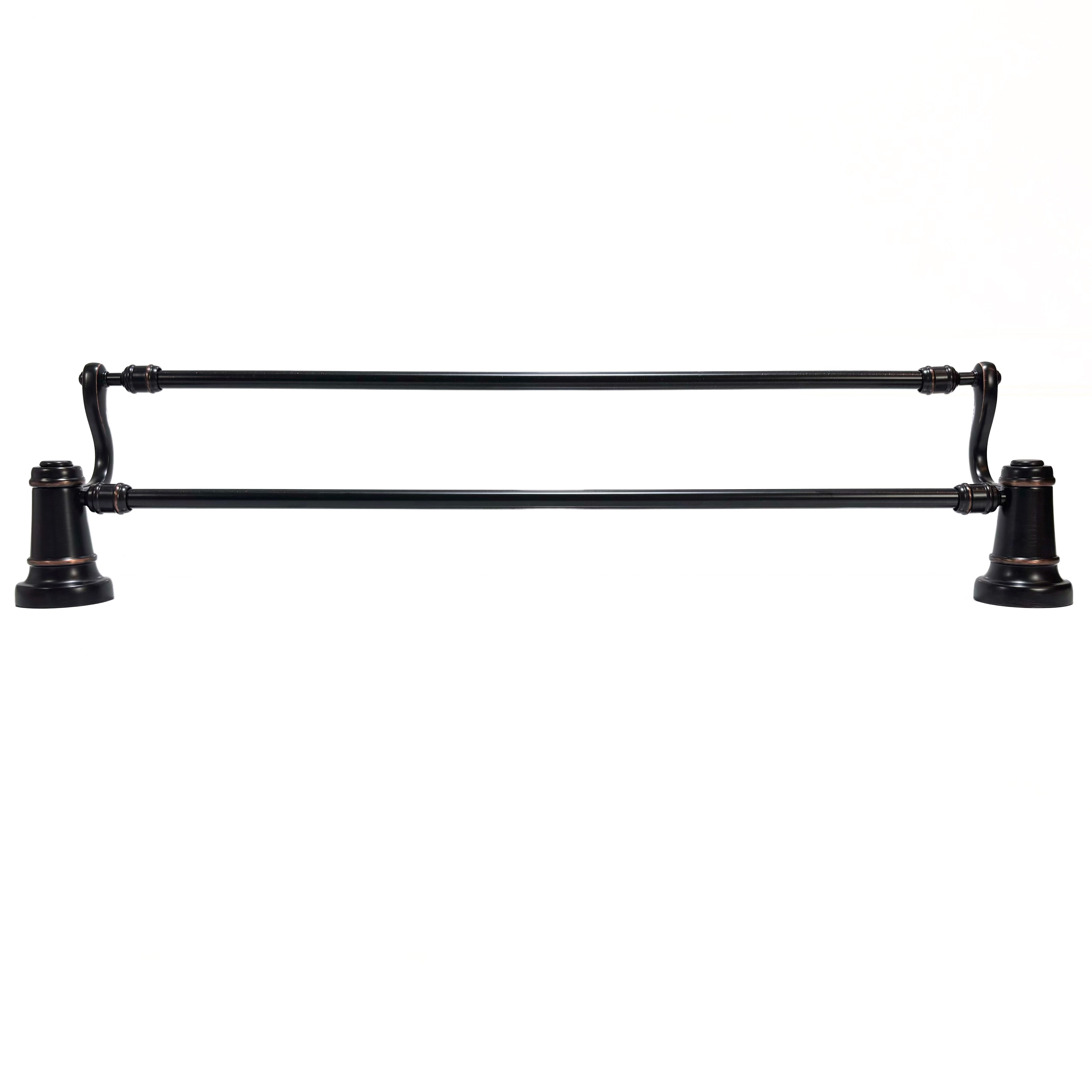 Ashfield Double Towel Bar 24 Inch Venetian Tuscan Bronze