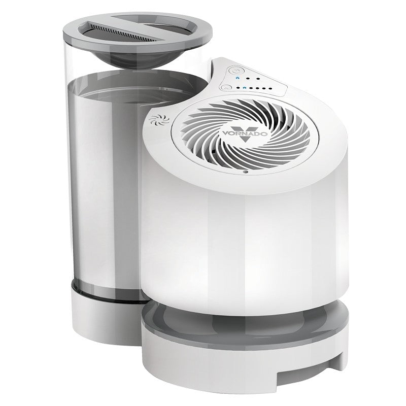 Vornado EV100 Series HU1-0048-43 Evaporative Humidifier, 120 V, 14 W, 2-Speed, 300 sq-ft Coverage Area, 1 gal Tank