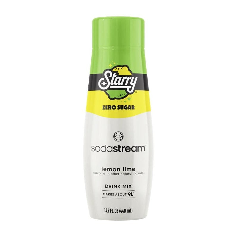 Sodastream Starry 1924226011 Zero Sugar Soda Drink Mix, Water, Lemon Lime, 14.9 fl-oz Bottle