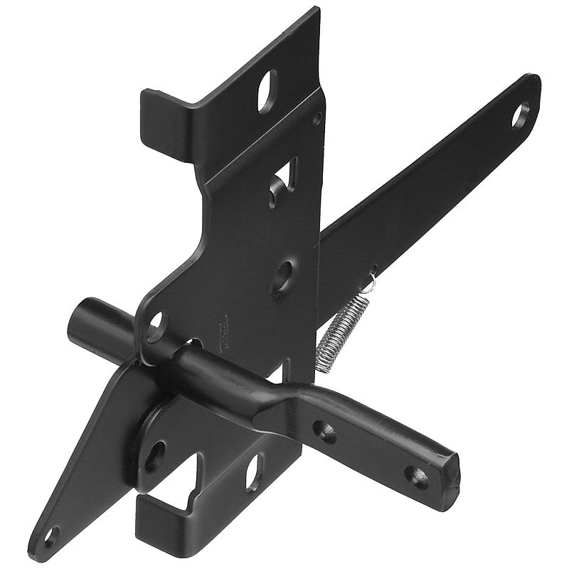 National Hardware N199-158 Gate Latch, 6-3/4 in H, For: Fence Post Between Gate And Jamb, Steel