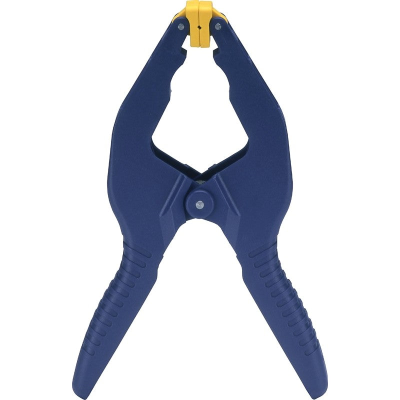 Irwin 58300 Spring Clamp, 3 in Clamping, Resin, Blue/Yellow