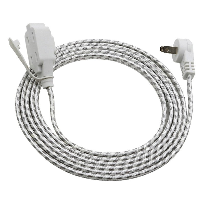 PowerZone ORFC926609 Extension Cord, 16 AWG Cable, 9 ft L, Gray