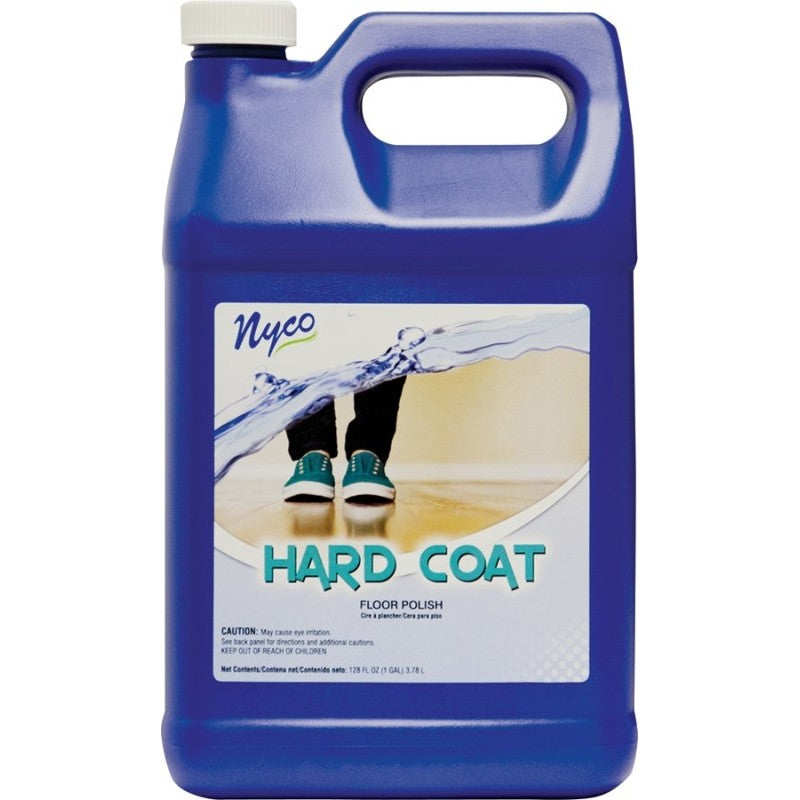 nyco NL90401-900104 Floor Polish, 128 oz, White, Liquid, Acrylic Polymer (Pack of 4)