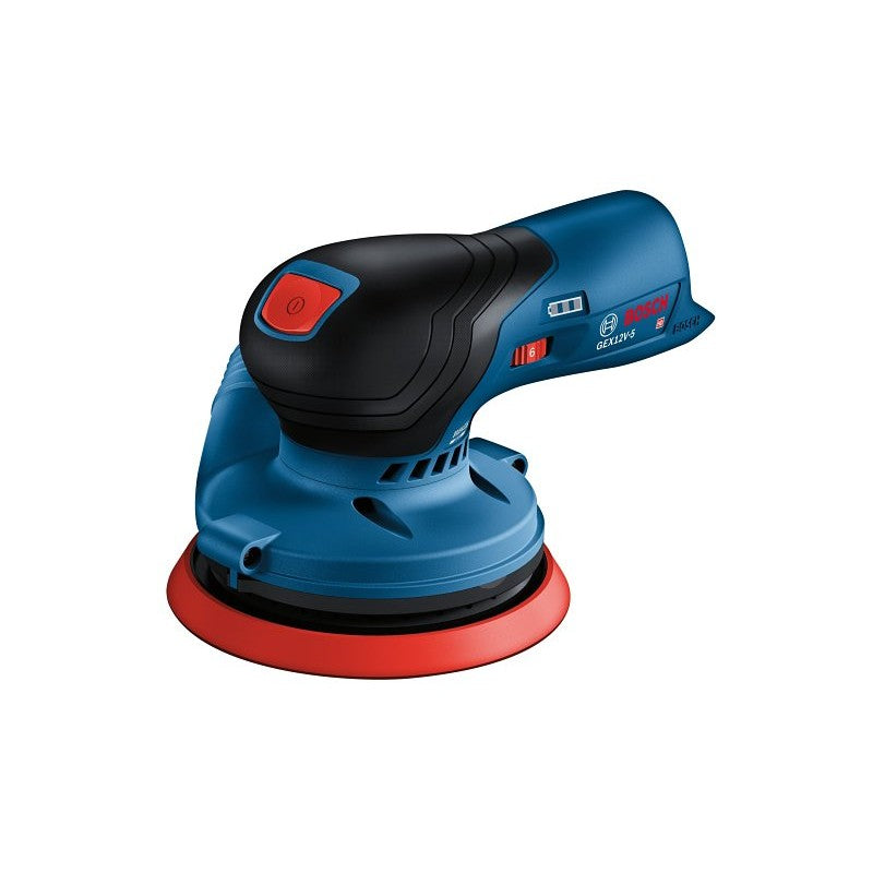 Bosch GEX12V-5N Cordless Orbit Sander, Tool Only, 12 V, 5 in Pad/Disc, Medium Backing Pad/Disc, 10,000 opm Load Speed