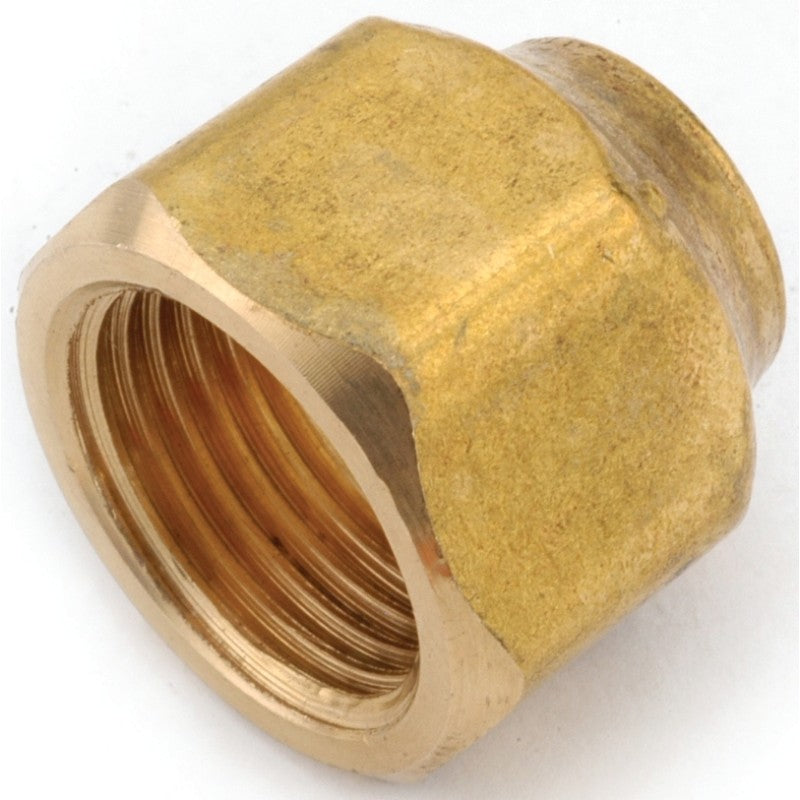 Anderson Metals 754020-0806 Nut, 1/2 x 3/8 in, Flare, Brass