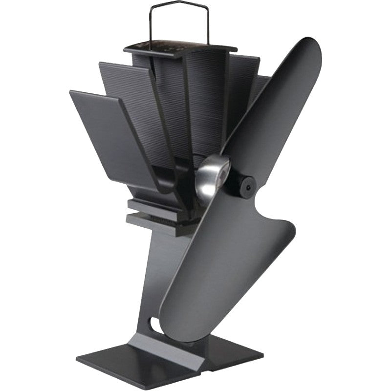 Ecofan 800CAXBX Stove Fan, 100 cfm Air, Black