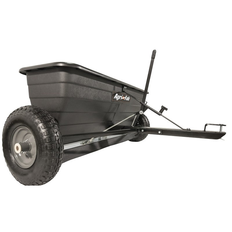 Agri-Fab 45-0288 Tow Drop Spreader, Steel Frame, Poly Hopper, Pneumatic Wheel
