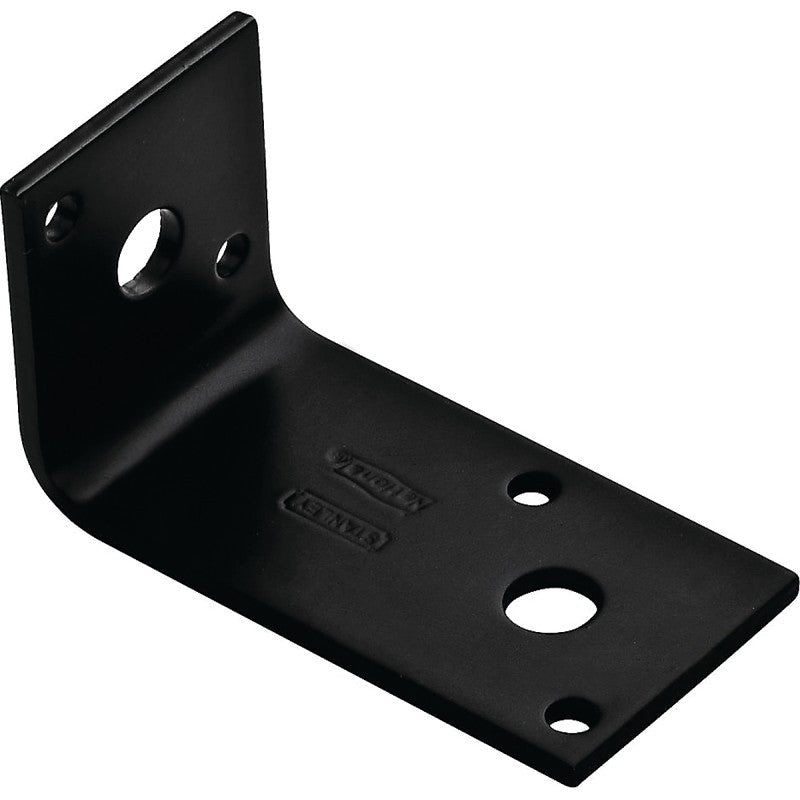 National Hardware 1153BC Series N351-481 Corner Brace, 2.94 in L, 1-1/2 in W, 1.67 in H, Steel, Powder-Coated (Pack of 5)