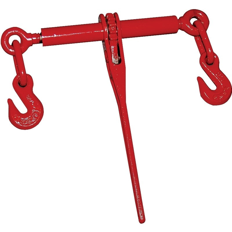 Ancra 45943-22 Load Binder, 1/4 to 5/16 in Chain/Rope, 2600 lb Working Load, Steel, Red, E-Coat Paint