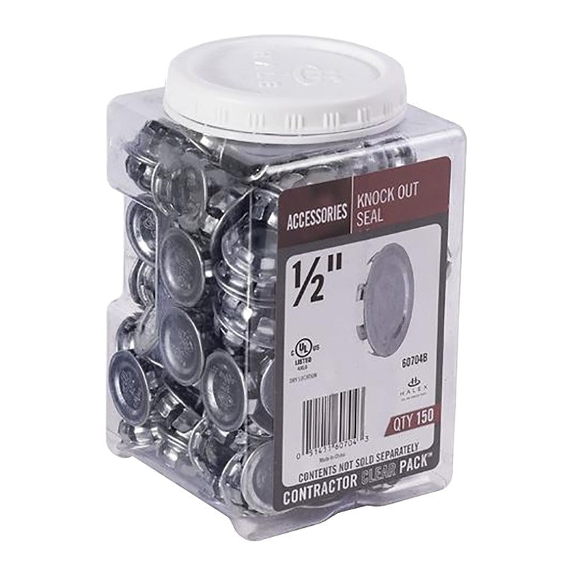 Halex 60704B Knockout Seal, 1/2 in