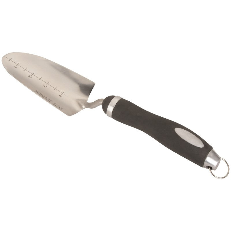 Landscapers Select GT930BS Garden/Transplanting Trowel, 5-1/4 in L Blade, 2-3/4 in W Blade, Stainless Steel Blade