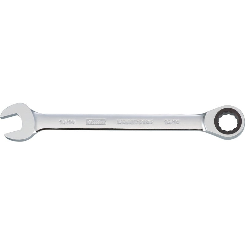 DEWALT DWMT75235OSP Combination Wrench, SAE, 13/16 in Head, 11-7/32 in L, Chrome