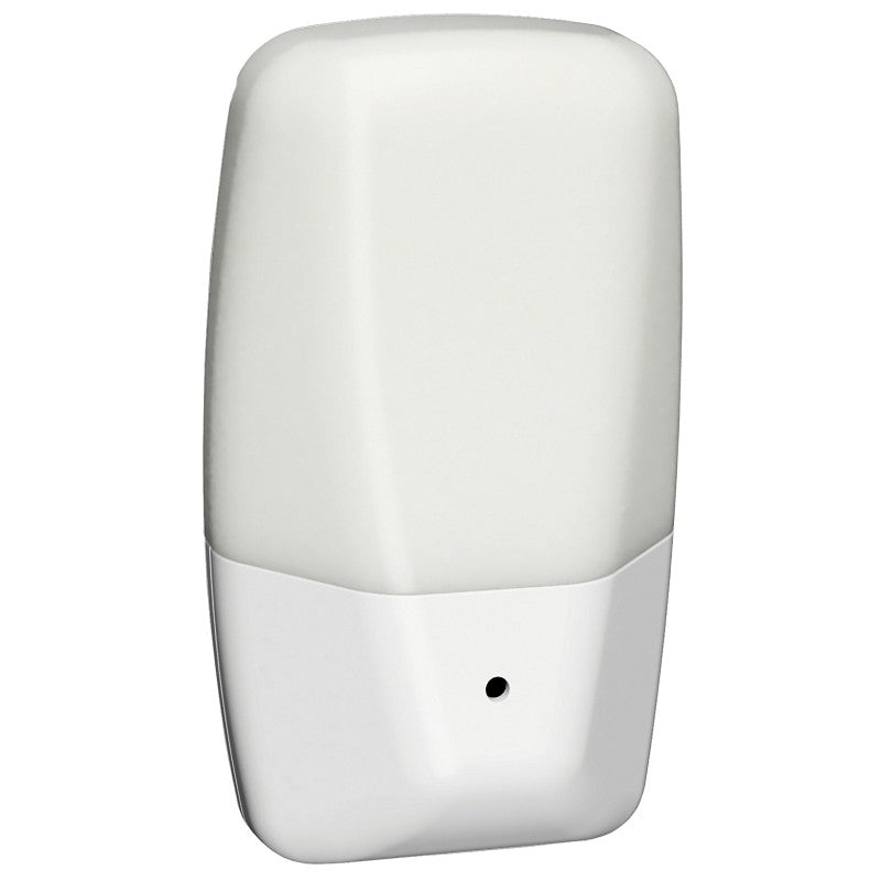 AmerTac Aria Series NL-ARIA-F Curve Night Light, 1.75 in W x 1 in D x 3.15 in H Dimensions, White Fixture, 120 V, 0.3 W