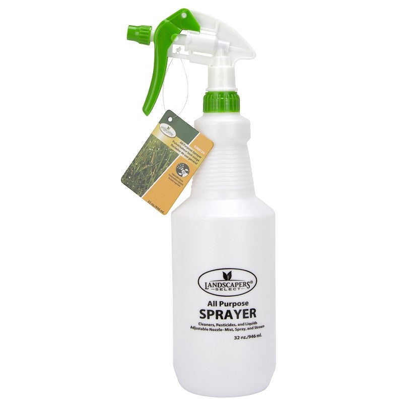 Landscapers Select SX-20583L Spray Bottle, Adjustable Nozzle, PE, White