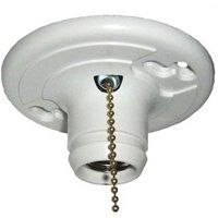 Allied Moulded LH-12P Lamp Holder, 4-9/16 in W x 2-1/8 in H Dimensions, 250 V, 660 W, White