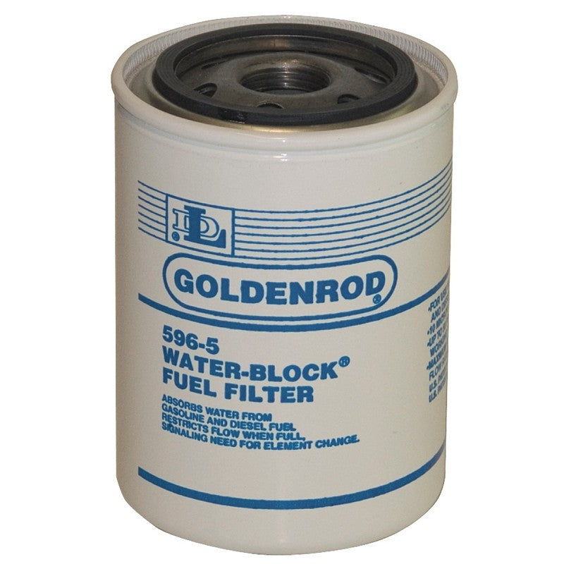 DL Goldenrod 596-5 Fuel Filter, 12 gpm, For: 596 Model 10 micron Fuel Filter