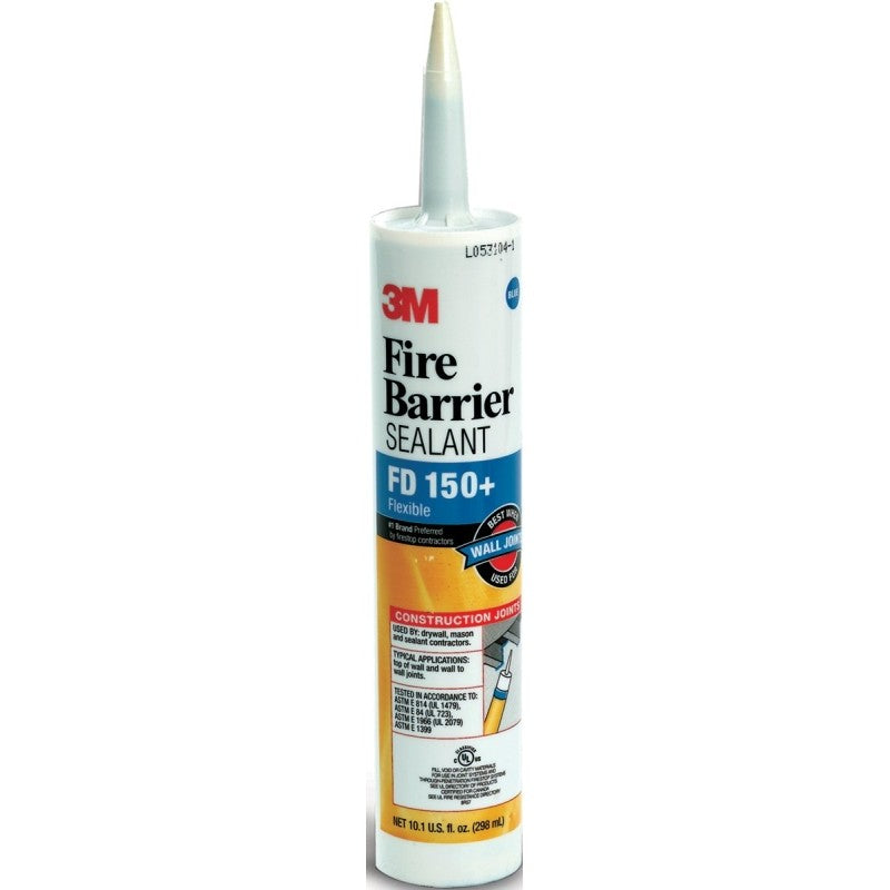 3M FD 150+ Blue Fire Barrier Sealant, 10.1 oz, Cartridge, Blue, 40 to 122 deg F