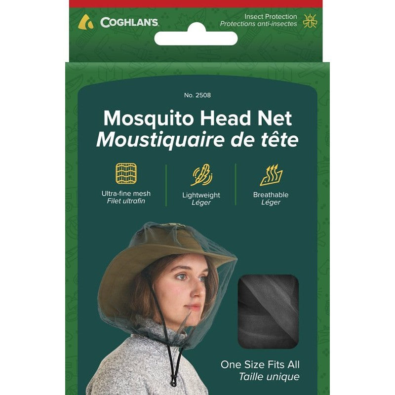 Coghlan's 2508 Mosquito Head Net, Breathable, Lightweight, Portable, Polyester