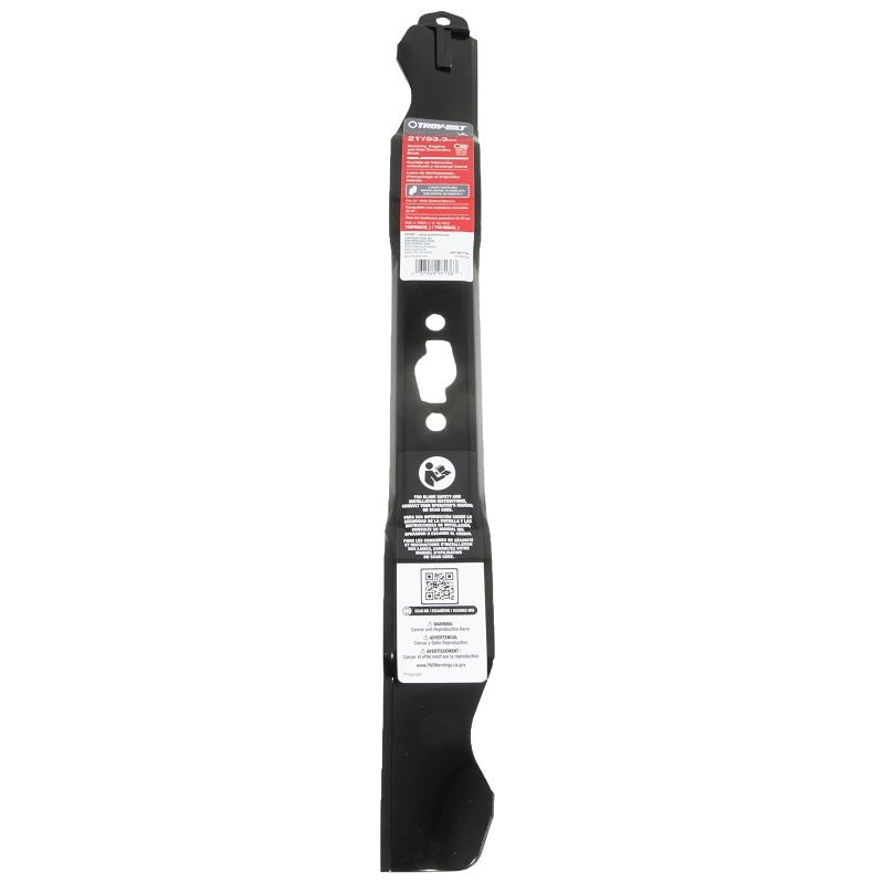 Troy-Bilt 490-100-Y142 3-in-1 Blade, 21 in L, For: Garden Tractors and Zero-Turn Mowers with a 21 in Cutting Deck