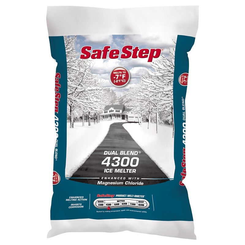 Safe Step Dual Blend 51021 Ice Melter, Crystalline Solid, White, 20 lb Bag