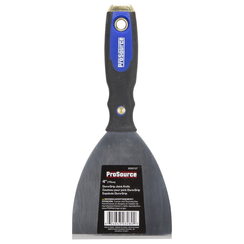 ProSource 03280 Scraper/Joint Knife, 4-1/4 in W Blade, 4 in L Blade, HCS Blade, Flexible Blade, Dura-Grip Handle